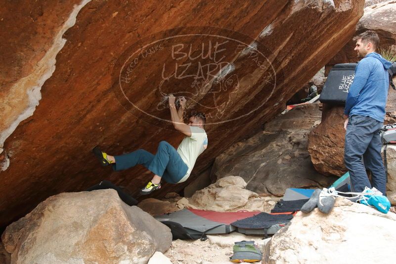 Bouldering in Hueco Tanks on 01/27/2020 with Blue Lizard Climbing and Yoga

Filename: SRM_20200127_1247060.jpg
Aperture: f/5.0
Shutter Speed: 1/250
Body: Canon EOS-1D Mark II
Lens: Canon EF 16-35mm f/2.8 L