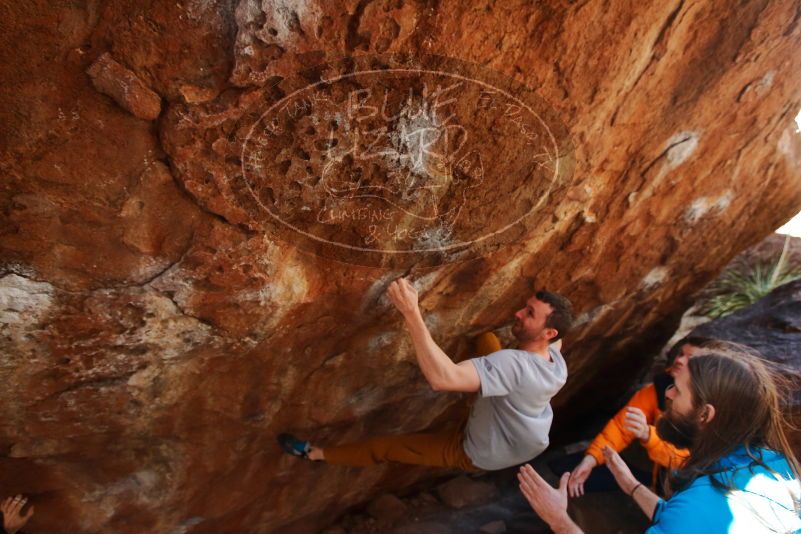 Bouldering in Hueco Tanks on 01/27/2020 with Blue Lizard Climbing and Yoga

Filename: SRM_20200127_1331060.jpg
Aperture: f/4.5
Shutter Speed: 1/320
Body: Canon EOS-1D Mark II
Lens: Canon EF 16-35mm f/2.8 L