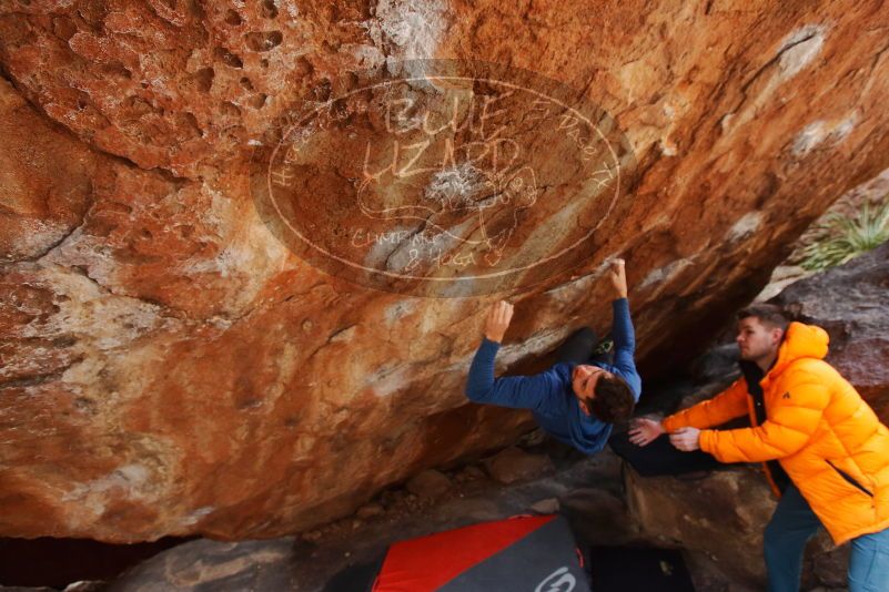 Bouldering in Hueco Tanks on 01/27/2020 with Blue Lizard Climbing and Yoga

Filename: SRM_20200127_1333060.jpg
Aperture: f/4.5
Shutter Speed: 1/320
Body: Canon EOS-1D Mark II
Lens: Canon EF 16-35mm f/2.8 L