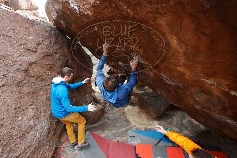 Bouldering in Hueco Tanks on 01/27/2020 with Blue Lizard Climbing and Yoga

Filename: SRM_20200127_1434220.jpg
Aperture: f/5.0
Shutter Speed: 1/250
Body: Canon EOS-1D Mark II
Lens: Canon EF 16-35mm f/2.8 L