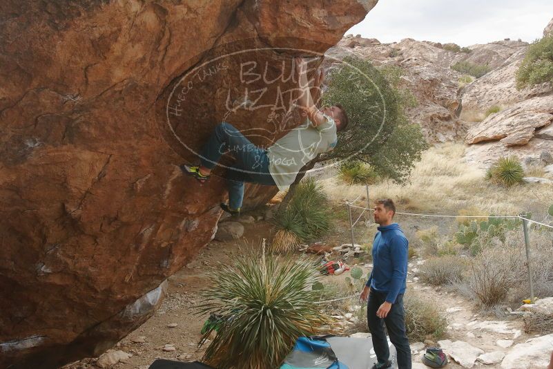 Bouldering in Hueco Tanks on 01/27/2020 with Blue Lizard Climbing and Yoga

Filename: SRM_20200127_1511050.jpg
Aperture: f/7.1
Shutter Speed: 1/250
Body: Canon EOS-1D Mark II
Lens: Canon EF 16-35mm f/2.8 L