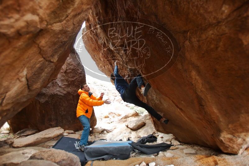 Bouldering in Hueco Tanks on 01/27/2020 with Blue Lizard Climbing and Yoga

Filename: SRM_20200127_1523190.jpg
Aperture: f/2.8
Shutter Speed: 1/160
Body: Canon EOS-1D Mark II
Lens: Canon EF 16-35mm f/2.8 L