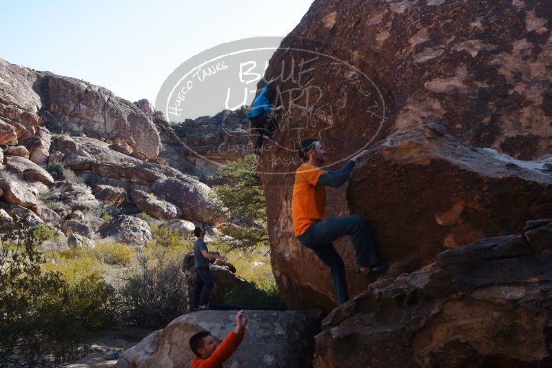 Bouldering in Hueco Tanks on 01/29/2020 with Blue Lizard Climbing and Yoga

Filename: SRM_20200129_1125220.jpg
Aperture: f/9.0
Shutter Speed: 1/250
Body: Canon EOS-1D Mark II
Lens: Canon EF 16-35mm f/2.8 L