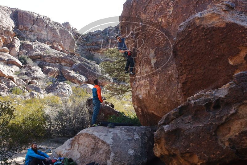 Bouldering in Hueco Tanks on 01/29/2020 with Blue Lizard Climbing and Yoga

Filename: SRM_20200129_1128400.jpg
Aperture: f/7.1
Shutter Speed: 1/250
Body: Canon EOS-1D Mark II
Lens: Canon EF 16-35mm f/2.8 L