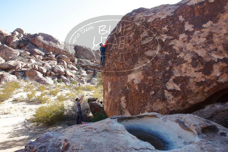 Bouldering in Hueco Tanks on 01/29/2020 with Blue Lizard Climbing and Yoga

Filename: SRM_20200129_1139080.jpg
Aperture: f/7.1
Shutter Speed: 1/250
Body: Canon EOS-1D Mark II
Lens: Canon EF 16-35mm f/2.8 L