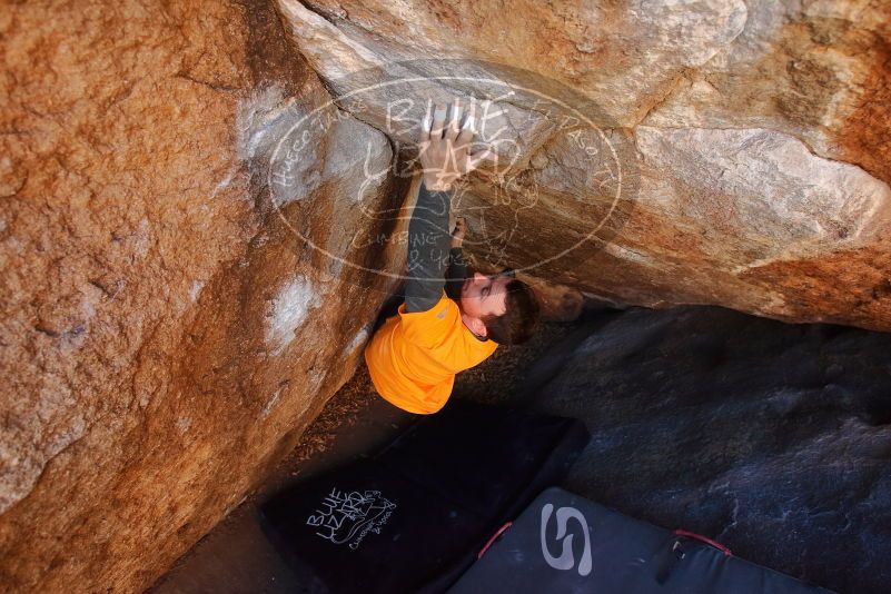 Bouldering in Hueco Tanks on 01/29/2020 with Blue Lizard Climbing and Yoga

Filename: SRM_20200129_1147040.jpg
Aperture: f/5.0
Shutter Speed: 1/250
Body: Canon EOS-1D Mark II
Lens: Canon EF 16-35mm f/2.8 L