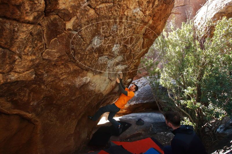 Bouldering in Hueco Tanks on 01/29/2020 with Blue Lizard Climbing and Yoga

Filename: SRM_20200129_1204080.jpg
Aperture: f/5.6
Shutter Speed: 1/250
Body: Canon EOS-1D Mark II
Lens: Canon EF 16-35mm f/2.8 L