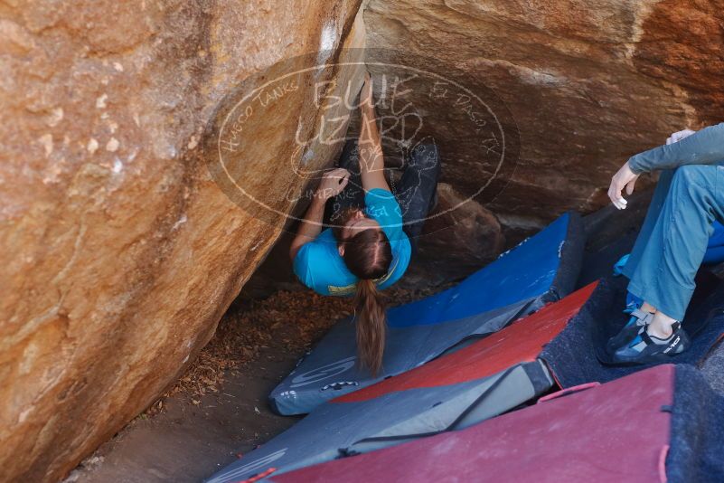 Bouldering in Hueco Tanks on 01/29/2020 with Blue Lizard Climbing and Yoga

Filename: SRM_20200129_1253130.jpg
Aperture: f/3.2
Shutter Speed: 1/250
Body: Canon EOS-1D Mark II
Lens: Canon EF 50mm f/1.8 II