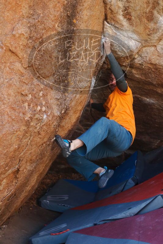 Bouldering in Hueco Tanks on 01/29/2020 with Blue Lizard Climbing and Yoga

Filename: SRM_20200129_1256020.jpg
Aperture: f/4.0
Shutter Speed: 1/250
Body: Canon EOS-1D Mark II
Lens: Canon EF 50mm f/1.8 II