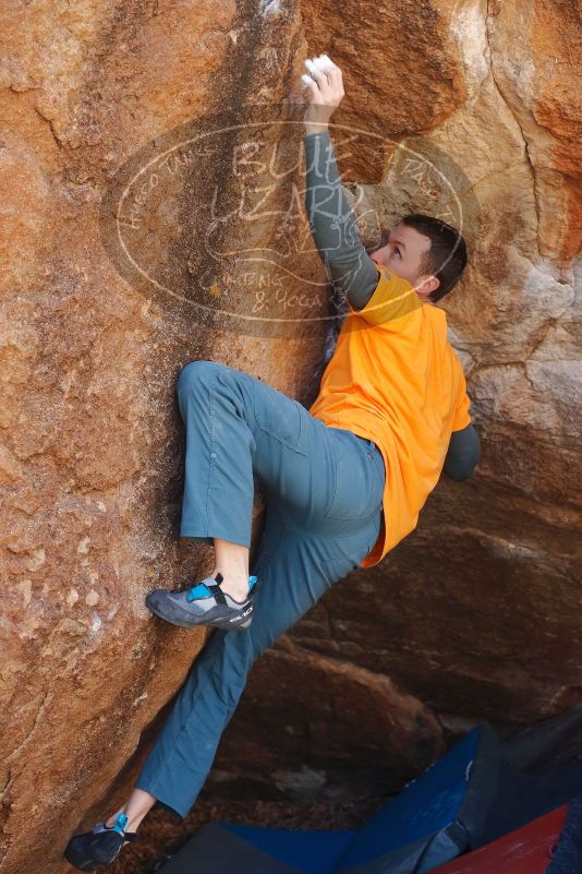 Bouldering in Hueco Tanks on 01/29/2020 with Blue Lizard Climbing and Yoga

Filename: SRM_20200129_1256130.jpg
Aperture: f/4.0
Shutter Speed: 1/250
Body: Canon EOS-1D Mark II
Lens: Canon EF 50mm f/1.8 II