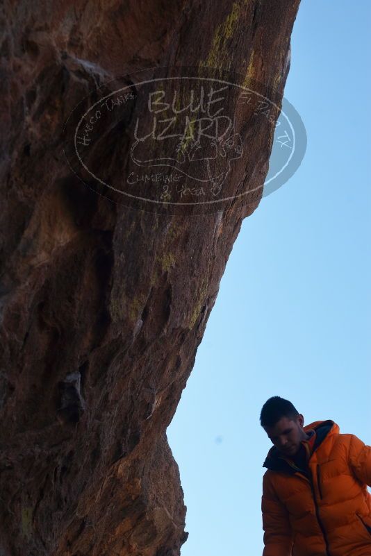 Bouldering in Hueco Tanks on 01/29/2020 with Blue Lizard Climbing and Yoga

Filename: SRM_20200129_1419230.jpg
Aperture: f/4.0
Shutter Speed: 1/400
Body: Canon EOS-1D Mark II
Lens: Canon EF 50mm f/1.8 II