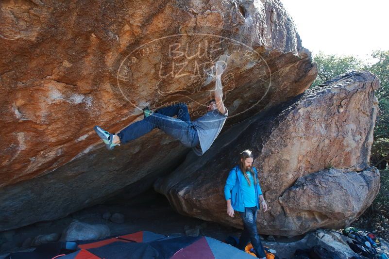 Bouldering in Hueco Tanks on 01/29/2020 with Blue Lizard Climbing and Yoga

Filename: SRM_20200129_1502330.jpg
Aperture: f/6.3
Shutter Speed: 1/320
Body: Canon EOS-1D Mark II
Lens: Canon EF 16-35mm f/2.8 L
