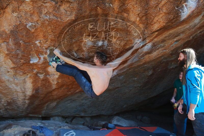 Bouldering in Hueco Tanks on 01/29/2020 with Blue Lizard Climbing and Yoga

Filename: SRM_20200129_1515080.jpg
Aperture: f/6.3
Shutter Speed: 1/320
Body: Canon EOS-1D Mark II
Lens: Canon EF 16-35mm f/2.8 L