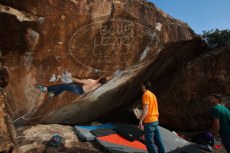 Bouldering in Hueco Tanks on 01/29/2020 with Blue Lizard Climbing and Yoga

Filename: SRM_20200129_1613270.jpg
Aperture: f/8.0
Shutter Speed: 1/250
Body: Canon EOS-1D Mark II
Lens: Canon EF 16-35mm f/2.8 L