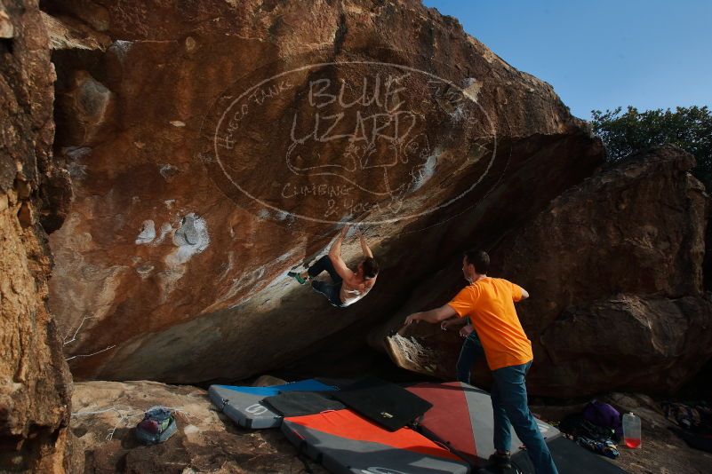 Bouldering in Hueco Tanks on 01/29/2020 with Blue Lizard Climbing and Yoga

Filename: SRM_20200129_1613430.jpg
Aperture: f/8.0
Shutter Speed: 1/250
Body: Canon EOS-1D Mark II
Lens: Canon EF 16-35mm f/2.8 L