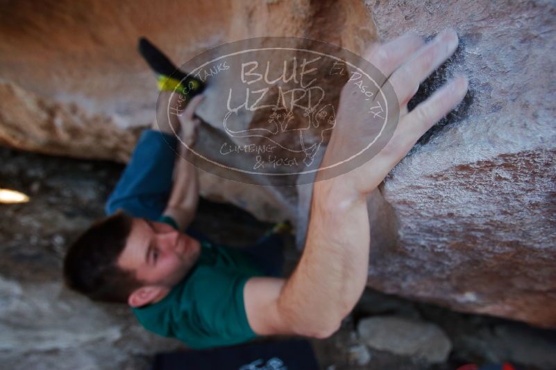 Bouldering in Hueco Tanks on 01/29/2020 with Blue Lizard Climbing and Yoga

Filename: SRM_20200129_1723120.jpg
Aperture: f/3.2
Shutter Speed: 1/400
Body: Canon EOS-1D Mark II
Lens: Canon EF 16-35mm f/2.8 L