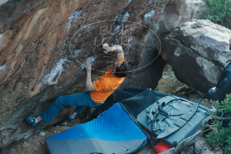 Bouldering in Hueco Tanks on 01/29/2020 with Blue Lizard Climbing and Yoga

Filename: SRM_20200129_1829440.jpg
Aperture: f/2.8
Shutter Speed: 1/250
Body: Canon EOS-1D Mark II
Lens: Canon EF 50mm f/1.8 II