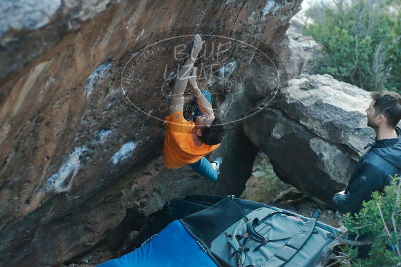 Bouldering in Hueco Tanks on 01/29/2020 with Blue Lizard Climbing and Yoga

Filename: SRM_20200129_1829540.jpg
Aperture: f/2.8
Shutter Speed: 1/250
Body: Canon EOS-1D Mark II
Lens: Canon EF 50mm f/1.8 II