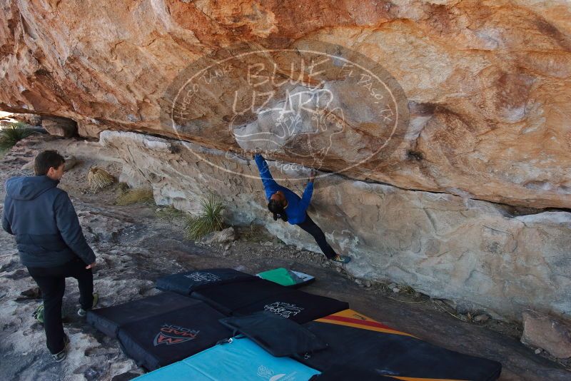 Bouldering in Hueco Tanks on 02/01/2020 with Blue Lizard Climbing and Yoga

Filename: SRM_20200201_1043440.jpg
Aperture: f/5.0
Shutter Speed: 1/250
Body: Canon EOS-1D Mark II
Lens: Canon EF 16-35mm f/2.8 L
