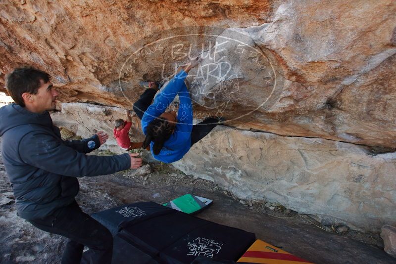 Bouldering in Hueco Tanks on 02/01/2020 with Blue Lizard Climbing and Yoga

Filename: SRM_20200201_1045290.jpg
Aperture: f/5.0
Shutter Speed: 1/250
Body: Canon EOS-1D Mark II
Lens: Canon EF 16-35mm f/2.8 L