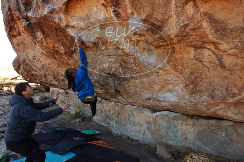 Bouldering in Hueco Tanks on 02/01/2020 with Blue Lizard Climbing and Yoga

Filename: SRM_20200201_1046010.jpg
Aperture: f/5.6
Shutter Speed: 1/250
Body: Canon EOS-1D Mark II
Lens: Canon EF 16-35mm f/2.8 L