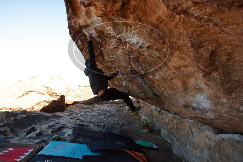Bouldering in Hueco Tanks on 02/01/2020 with Blue Lizard Climbing and Yoga

Filename: SRM_20200201_1047030.jpg
Aperture: f/7.1
Shutter Speed: 1/250
Body: Canon EOS-1D Mark II
Lens: Canon EF 16-35mm f/2.8 L
