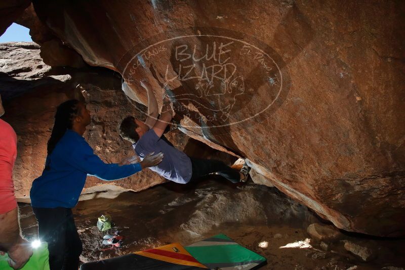 Bouldering in Hueco Tanks on 02/01/2020 with Blue Lizard Climbing and Yoga

Filename: SRM_20200201_1402190.jpg
Aperture: f/8.0
Shutter Speed: 1/250
Body: Canon EOS-1D Mark II
Lens: Canon EF 16-35mm f/2.8 L