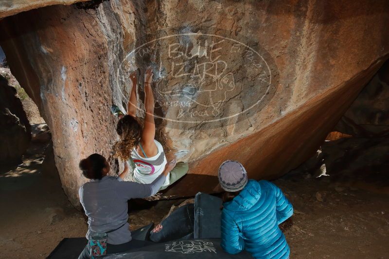 Bouldering in Hueco Tanks on 02/01/2020 with Blue Lizard Climbing and Yoga

Filename: SRM_20200201_1512080.jpg
Aperture: f/8.0
Shutter Speed: 1/250
Body: Canon EOS-1D Mark II
Lens: Canon EF 16-35mm f/2.8 L