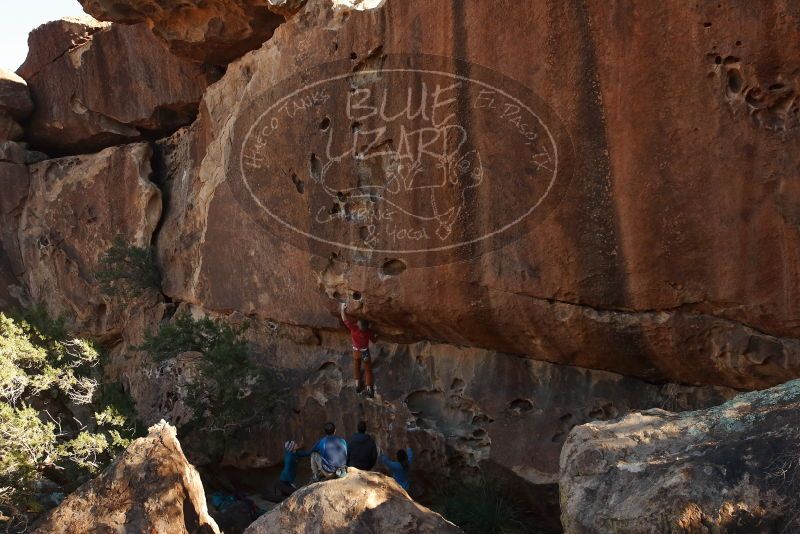Bouldering in Hueco Tanks on 02/01/2020 with Blue Lizard Climbing and Yoga

Filename: SRM_20200201_1643050.jpg
Aperture: f/8.0
Shutter Speed: 1/200
Body: Canon EOS-1D Mark II
Lens: Canon EF 16-35mm f/2.8 L
