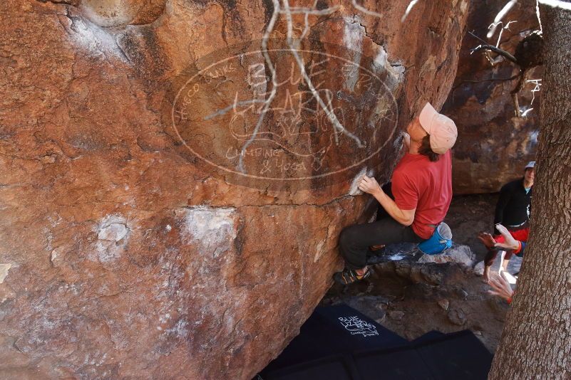 Bouldering in Hueco Tanks on 02/08/2020 with Blue Lizard Climbing and Yoga

Filename: SRM_20200208_1124270.jpg
Aperture: f/5.6
Shutter Speed: 1/250
Body: Canon EOS-1D Mark II
Lens: Canon EF 16-35mm f/2.8 L