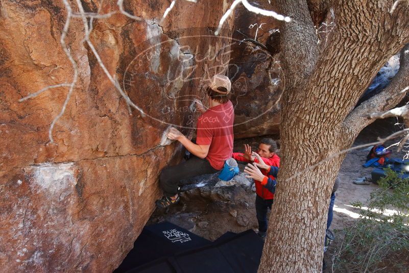 Bouldering in Hueco Tanks on 02/08/2020 with Blue Lizard Climbing and Yoga

Filename: SRM_20200208_1124450.jpg
Aperture: f/5.6
Shutter Speed: 1/250
Body: Canon EOS-1D Mark II
Lens: Canon EF 16-35mm f/2.8 L