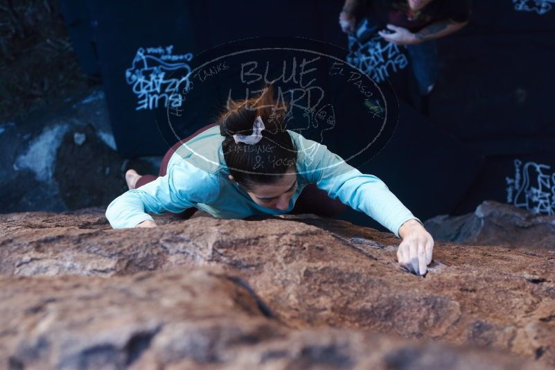 Bouldering in Hueco Tanks on 02/08/2020 with Blue Lizard Climbing and Yoga

Filename: SRM_20200208_1247420.jpg
Aperture: f/3.5
Shutter Speed: 1/250
Body: Canon EOS-1D Mark II
Lens: Canon EF 50mm f/1.8 II