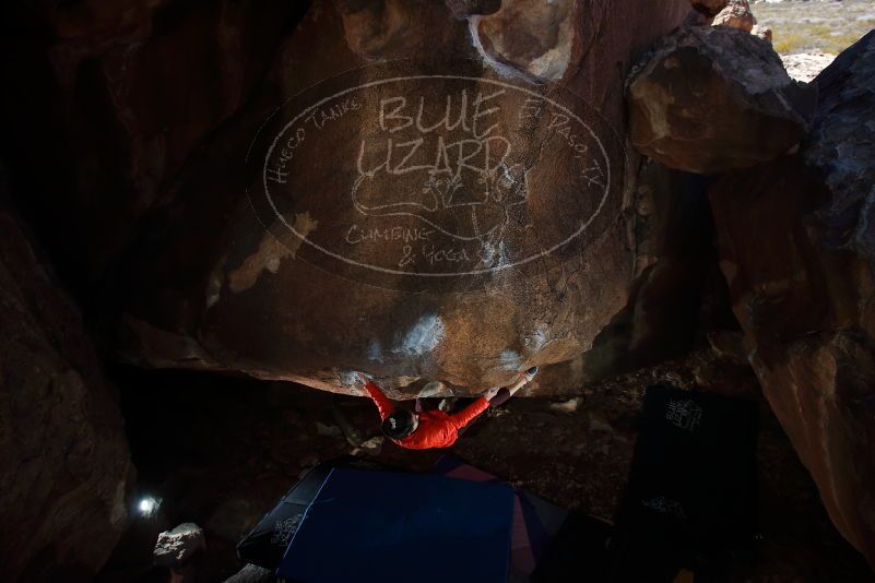 Bouldering in Hueco Tanks on 02/08/2020 with Blue Lizard Climbing and Yoga

Filename: SRM_20200208_1412360.jpg
Aperture: f/5.6
Shutter Speed: 1/250
Body: Canon EOS-1D Mark II
Lens: Canon EF 16-35mm f/2.8 L