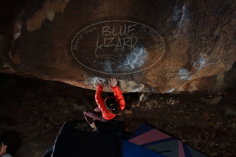 Bouldering in Hueco Tanks on 02/08/2020 with Blue Lizard Climbing and Yoga

Filename: SRM_20200208_1418340.jpg
Aperture: f/5.6
Shutter Speed: 1/250
Body: Canon EOS-1D Mark II
Lens: Canon EF 16-35mm f/2.8 L