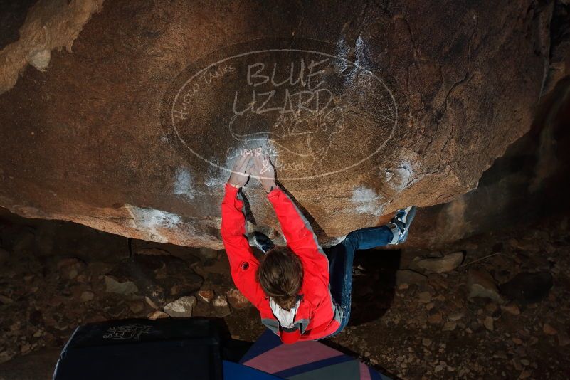 Bouldering in Hueco Tanks on 02/08/2020 with Blue Lizard Climbing and Yoga

Filename: SRM_20200208_1419510.jpg
Aperture: f/5.6
Shutter Speed: 1/250
Body: Canon EOS-1D Mark II
Lens: Canon EF 16-35mm f/2.8 L
