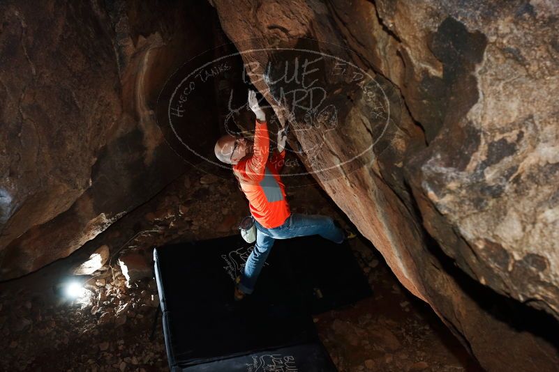 Bouldering in Hueco Tanks on 02/08/2020 with Blue Lizard Climbing and Yoga

Filename: SRM_20200208_1441500.jpg
Aperture: f/5.6
Shutter Speed: 1/250
Body: Canon EOS-1D Mark II
Lens: Canon EF 16-35mm f/2.8 L