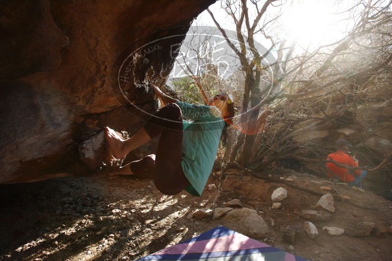 Bouldering in Hueco Tanks on 02/08/2020 with Blue Lizard Climbing and Yoga

Filename: SRM_20200208_1634450.jpg
Aperture: f/7.1
Shutter Speed: 1/250
Body: Canon EOS-1D Mark II
Lens: Canon EF 16-35mm f/2.8 L