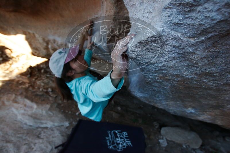 Bouldering in Hueco Tanks on 02/08/2020 with Blue Lizard Climbing and Yoga

Filename: SRM_20200208_1812271.jpg
Aperture: f/4.5
Shutter Speed: 1/250
Body: Canon EOS-1D Mark II
Lens: Canon EF 16-35mm f/2.8 L