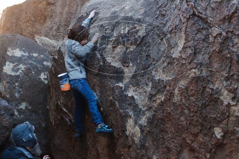 Bouldering in Hueco Tanks on 01/06/2020 with Blue Lizard Climbing and Yoga

Filename: SRM_20200106_1058090.jpg
Aperture: f/3.2
Shutter Speed: 1/250
Body: Canon EOS-1D Mark II
Lens: Canon EF 50mm f/1.8 II