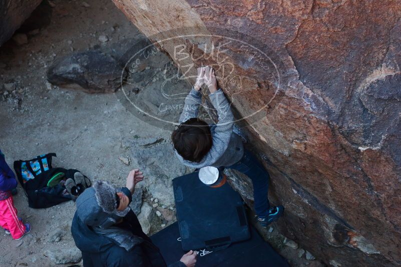 Bouldering in Hueco Tanks on 01/06/2020 with Blue Lizard Climbing and Yoga

Filename: SRM_20200106_1102170.jpg
Aperture: f/4.0
Shutter Speed: 1/250
Body: Canon EOS-1D Mark II
Lens: Canon EF 50mm f/1.8 II