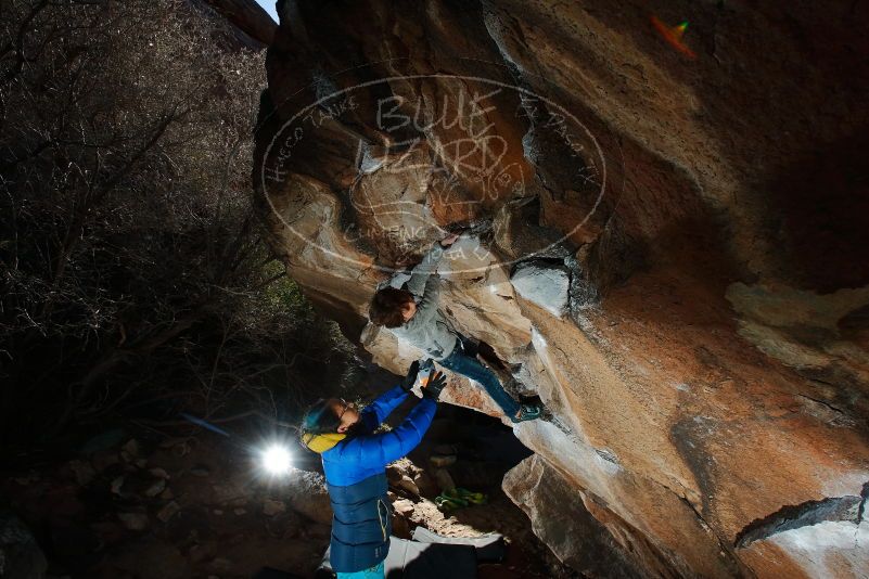 Bouldering in Hueco Tanks on 01/06/2020 with Blue Lizard Climbing and Yoga

Filename: SRM_20200106_1204030.jpg
Aperture: f/8.0
Shutter Speed: 1/250
Body: Canon EOS-1D Mark II
Lens: Canon EF 16-35mm f/2.8 L