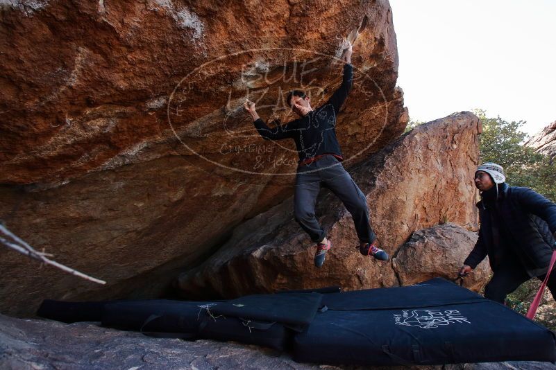 Bouldering in Hueco Tanks on 01/06/2020 with Blue Lizard Climbing and Yoga

Filename: SRM_20200106_1223050.jpg
Aperture: f/6.3
Shutter Speed: 1/320
Body: Canon EOS-1D Mark II
Lens: Canon EF 16-35mm f/2.8 L