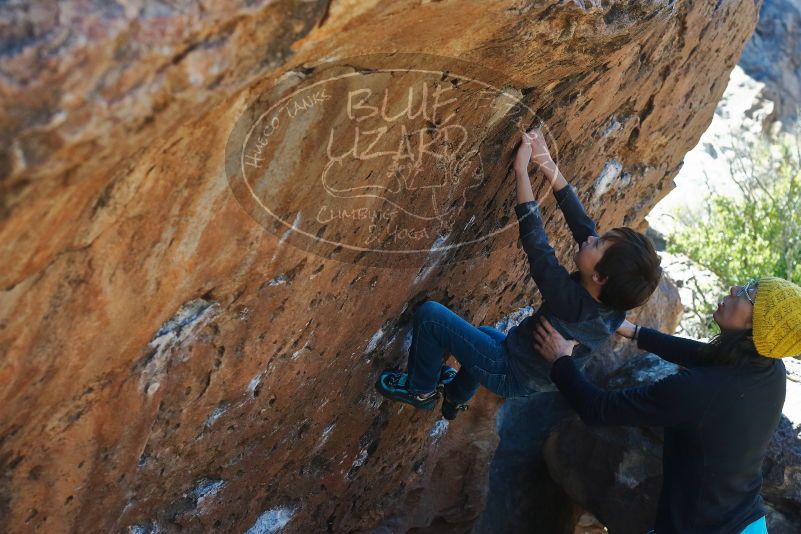 Bouldering in Hueco Tanks on 01/06/2020 with Blue Lizard Climbing and Yoga

Filename: SRM_20200106_1435250.jpg
Aperture: f/4.5
Shutter Speed: 1/320
Body: Canon EOS-1D Mark II
Lens: Canon EF 50mm f/1.8 II