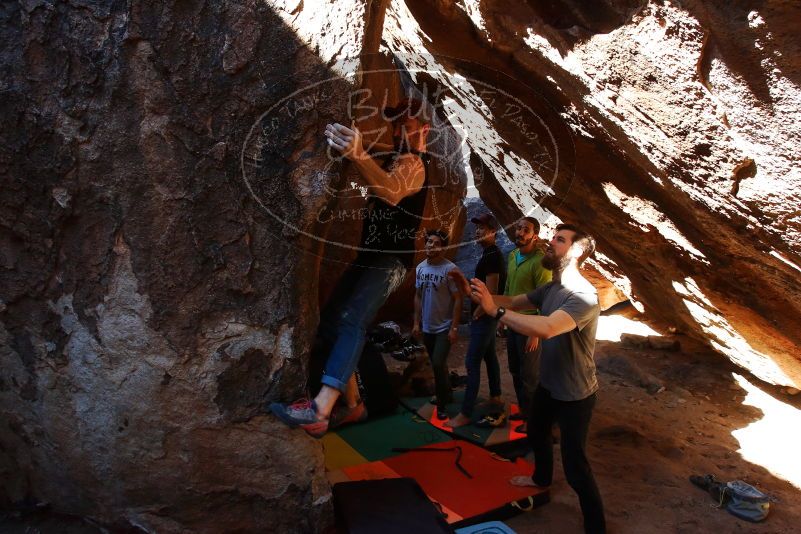 Bouldering in Hueco Tanks on 02/14/2020 with Blue Lizard Climbing and Yoga

Filename: SRM_20200214_1140010.jpg
Aperture: f/7.1
Shutter Speed: 1/250
Body: Canon EOS-1D Mark II
Lens: Canon EF 16-35mm f/2.8 L