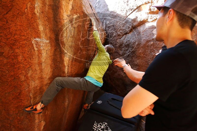 Bouldering in Hueco Tanks on 02/14/2020 with Blue Lizard Climbing and Yoga

Filename: SRM_20200214_1143270.jpg
Aperture: f/3.5
Shutter Speed: 1/250
Body: Canon EOS-1D Mark II
Lens: Canon EF 16-35mm f/2.8 L