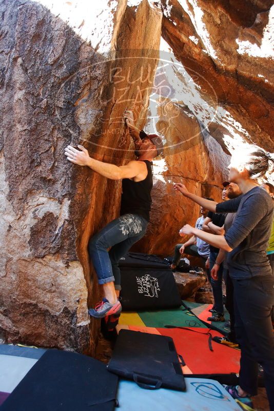 Bouldering in Hueco Tanks on 02/14/2020 with Blue Lizard Climbing and Yoga

Filename: SRM_20200214_1144010.jpg
Aperture: f/4.0
Shutter Speed: 1/250
Body: Canon EOS-1D Mark II
Lens: Canon EF 16-35mm f/2.8 L