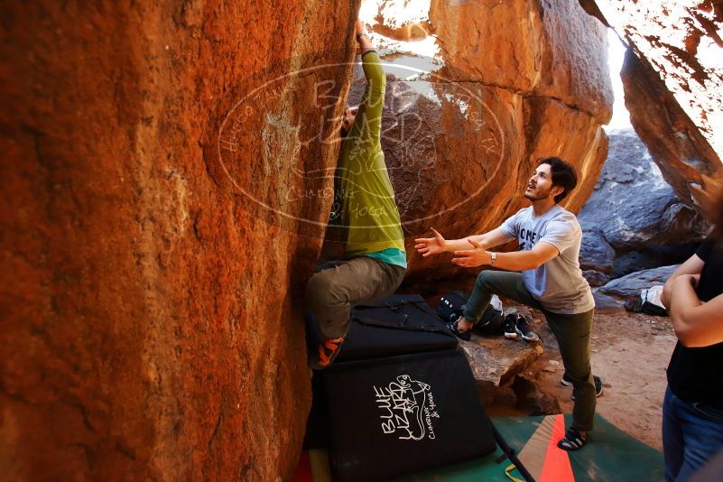 Bouldering in Hueco Tanks on 02/14/2020 with Blue Lizard Climbing and Yoga

Filename: SRM_20200214_1144310.jpg
Aperture: f/4.0
Shutter Speed: 1/250
Body: Canon EOS-1D Mark II
Lens: Canon EF 16-35mm f/2.8 L
