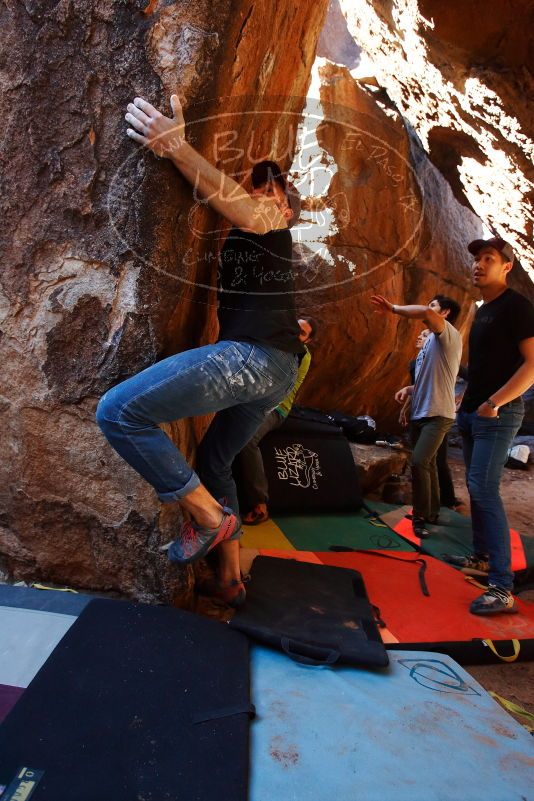 Bouldering in Hueco Tanks on 02/14/2020 with Blue Lizard Climbing and Yoga

Filename: SRM_20200214_1146160.jpg
Aperture: f/4.5
Shutter Speed: 1/250
Body: Canon EOS-1D Mark II
Lens: Canon EF 16-35mm f/2.8 L