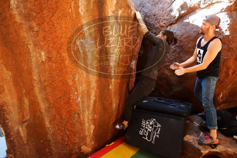 Bouldering in Hueco Tanks on 02/14/2020 with Blue Lizard Climbing and Yoga

Filename: SRM_20200214_1156180.jpg
Aperture: f/3.5
Shutter Speed: 1/250
Body: Canon EOS-1D Mark II
Lens: Canon EF 16-35mm f/2.8 L
