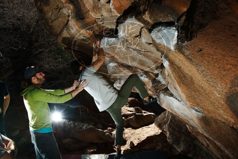 Bouldering in Hueco Tanks on 02/14/2020 with Blue Lizard Climbing and Yoga

Filename: SRM_20200214_1204000.jpg
Aperture: f/8.0
Shutter Speed: 1/250
Body: Canon EOS-1D Mark II
Lens: Canon EF 16-35mm f/2.8 L